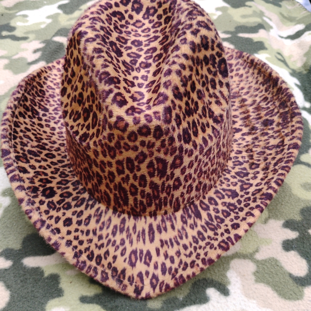 Others Follow Brown Leopard Print Bucket Hat